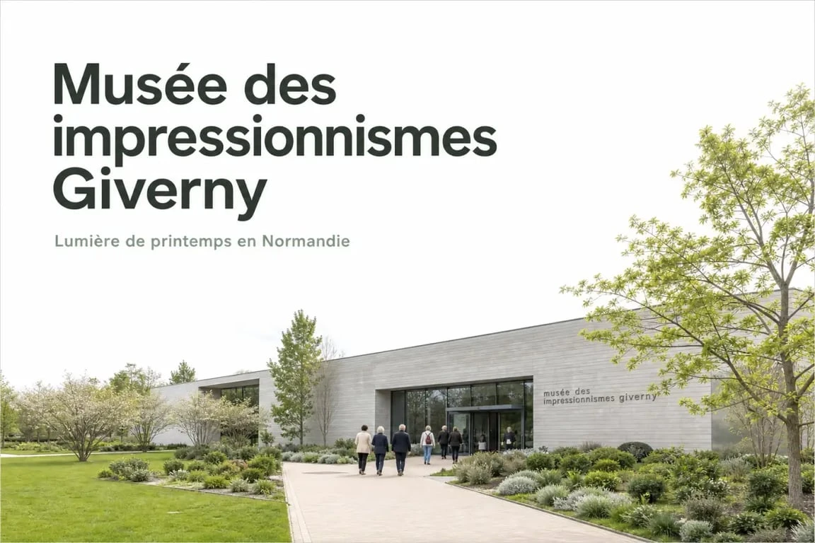 Giverny musée : façade du Musée des impressionnismes Giverny à Giverny