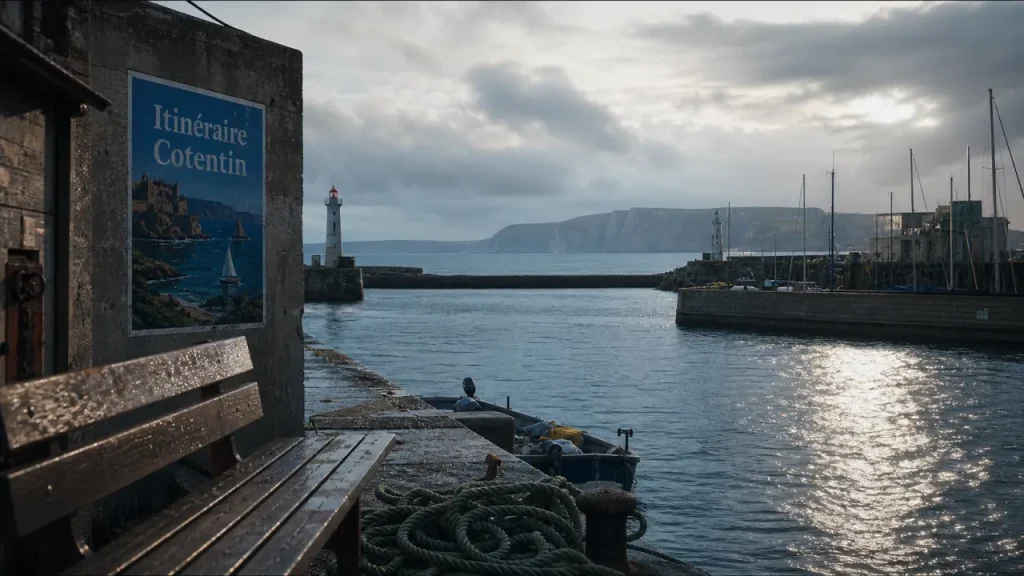 Visiter le Cotentin : port de Cherbourg vers le cap de la Hague