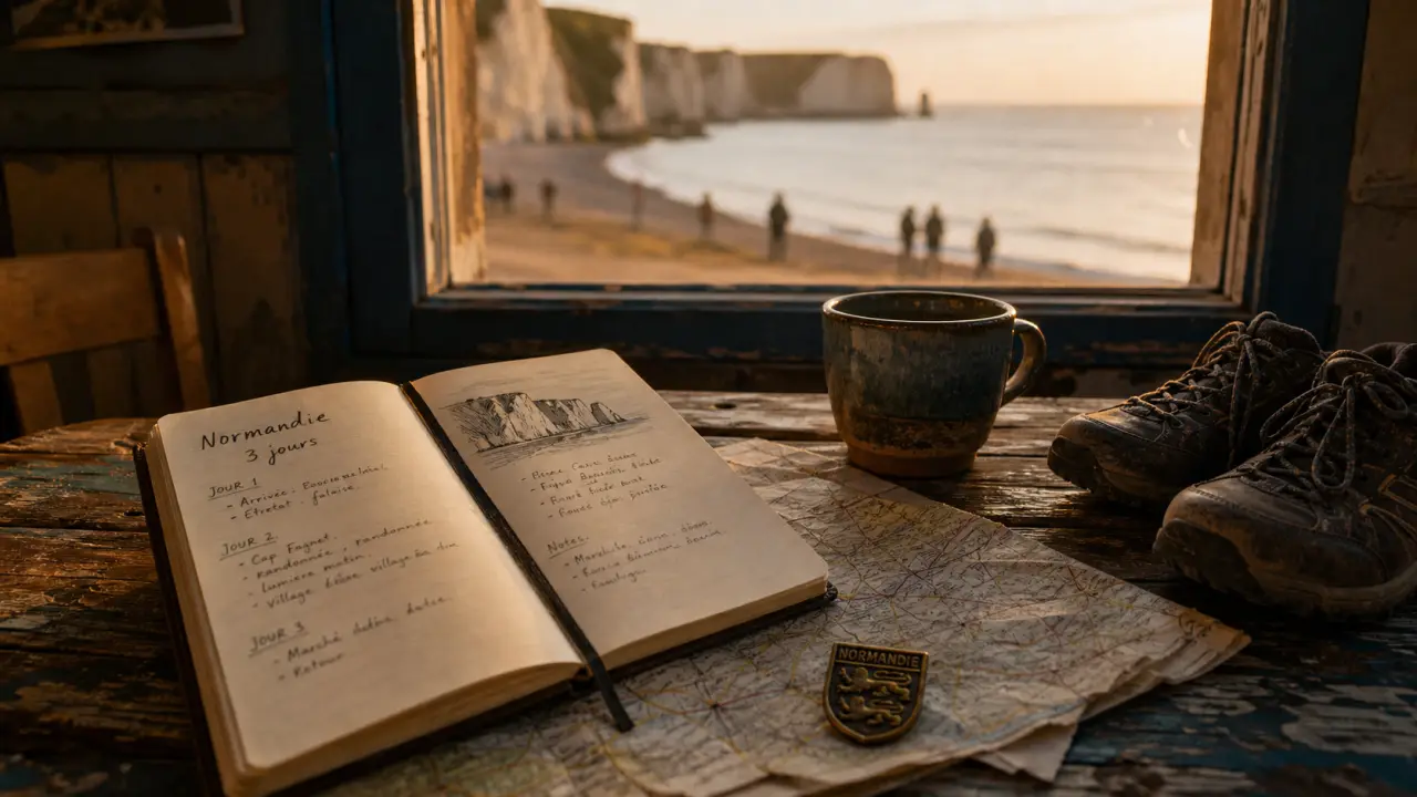 Visiter normandie 3 jours : circuits plages, falaises et Mont-Saint-Michel