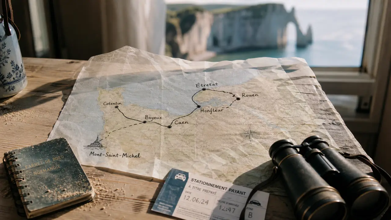 Visiter normandie 7 jours : route Rouen, falaises d’Étretat, Mont-Saint-Michel