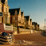 Cabourg que faire : promenade Marcel Proust au bord de la Manche