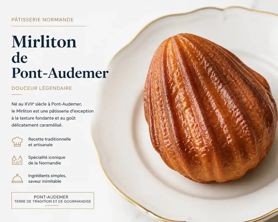Mirliton de Pont-Audemer, spécialité gourmande de la Venise normande