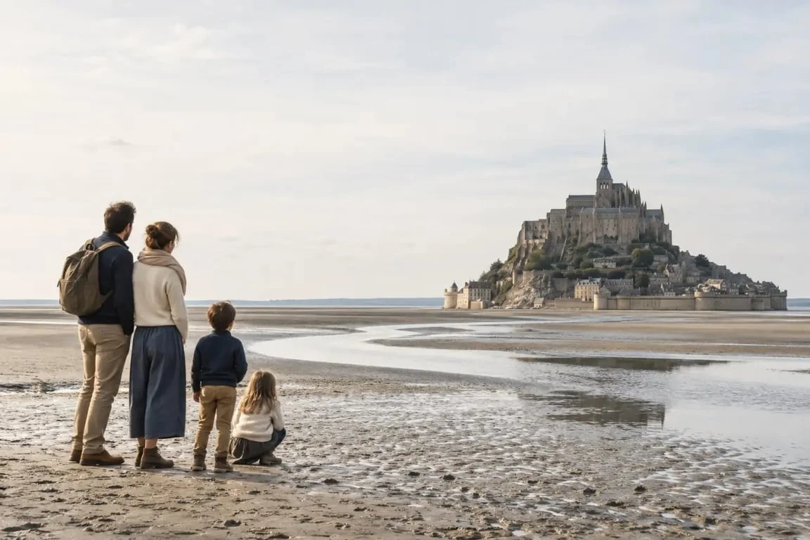 Week-end en famille en Normandie au Mont-Saint-Michel