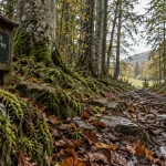 Sentier dans la forêt de Cerisy sous les hêtres