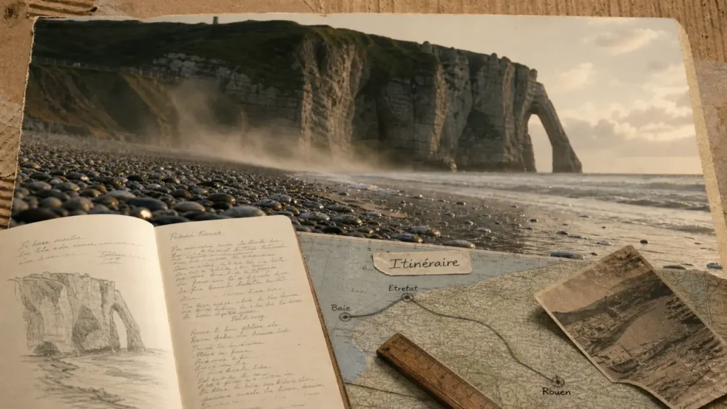 Visiter la normandie en 10 jours : falaises d’Étretat et Arche verte