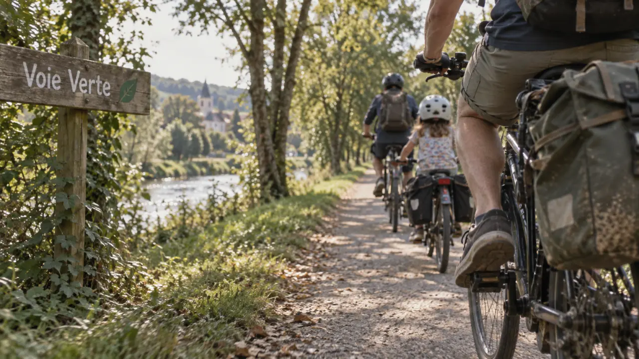 Voie verte eure : 30 km sans voitures, vue sur l’Eure à vélo