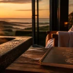 Week end en amoureux en Normandie avec jacuzzi : terrasse privée et jacuzzi fumant