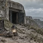 Blockhaus à visiter en Normandie : Batterie de Longues-sur-Mer, casemate sur la côte