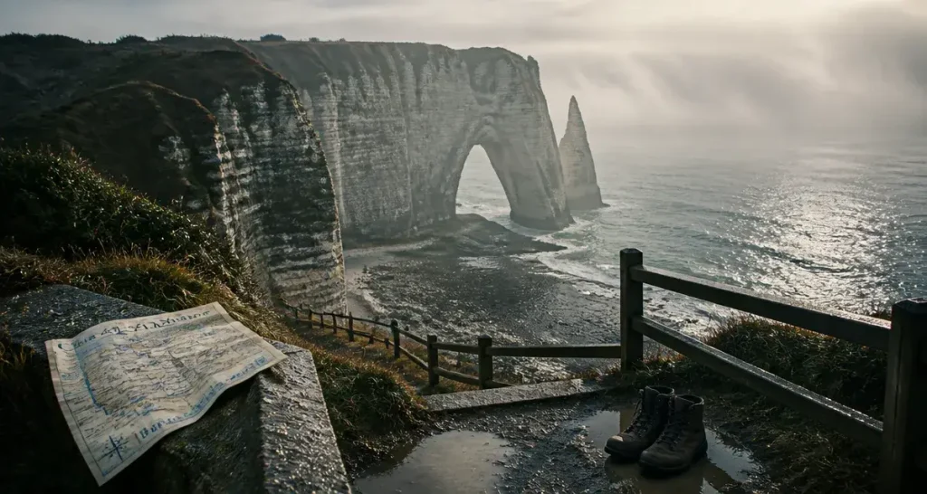Coin a visiter en Normandie : falaises d’Étretat et sentier côtier