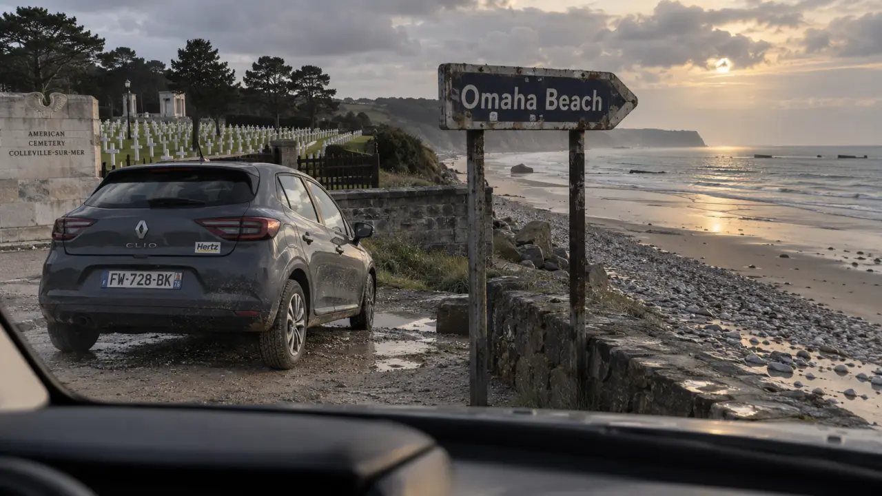 Comment visiter les plages du débarquement en Normandie : Omaha Beach, cimetière américain de Colleville