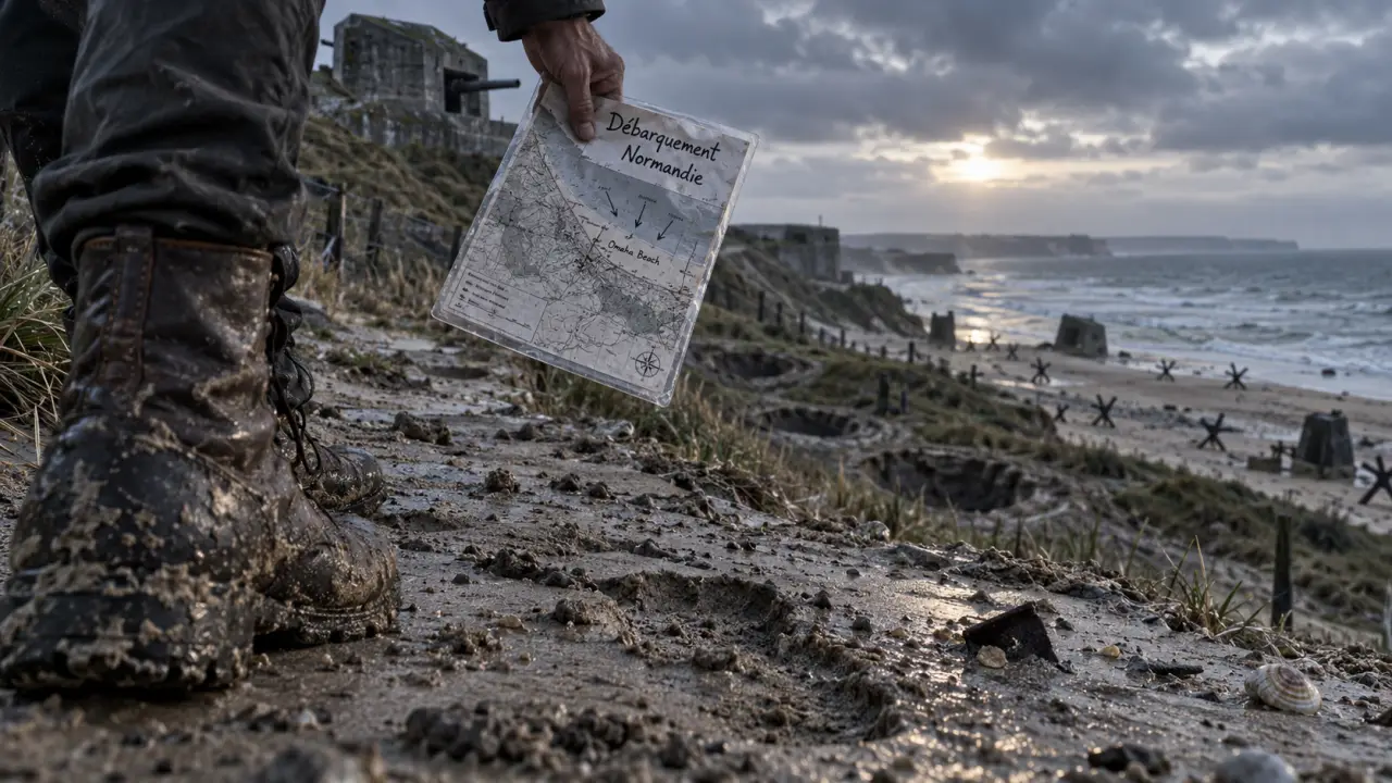 Débarquement Normandie que visiter : Omaha Beach, batteries et sentier côtier