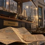 Musee a visiter en normandie : vitrine maritime et maquettes de navires
