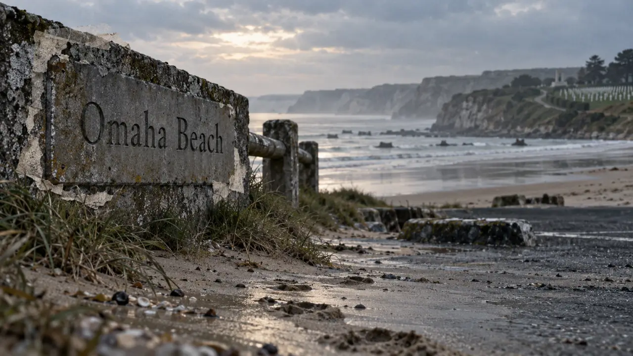 Omaha Beach, plage du debarquement normandie a visiter