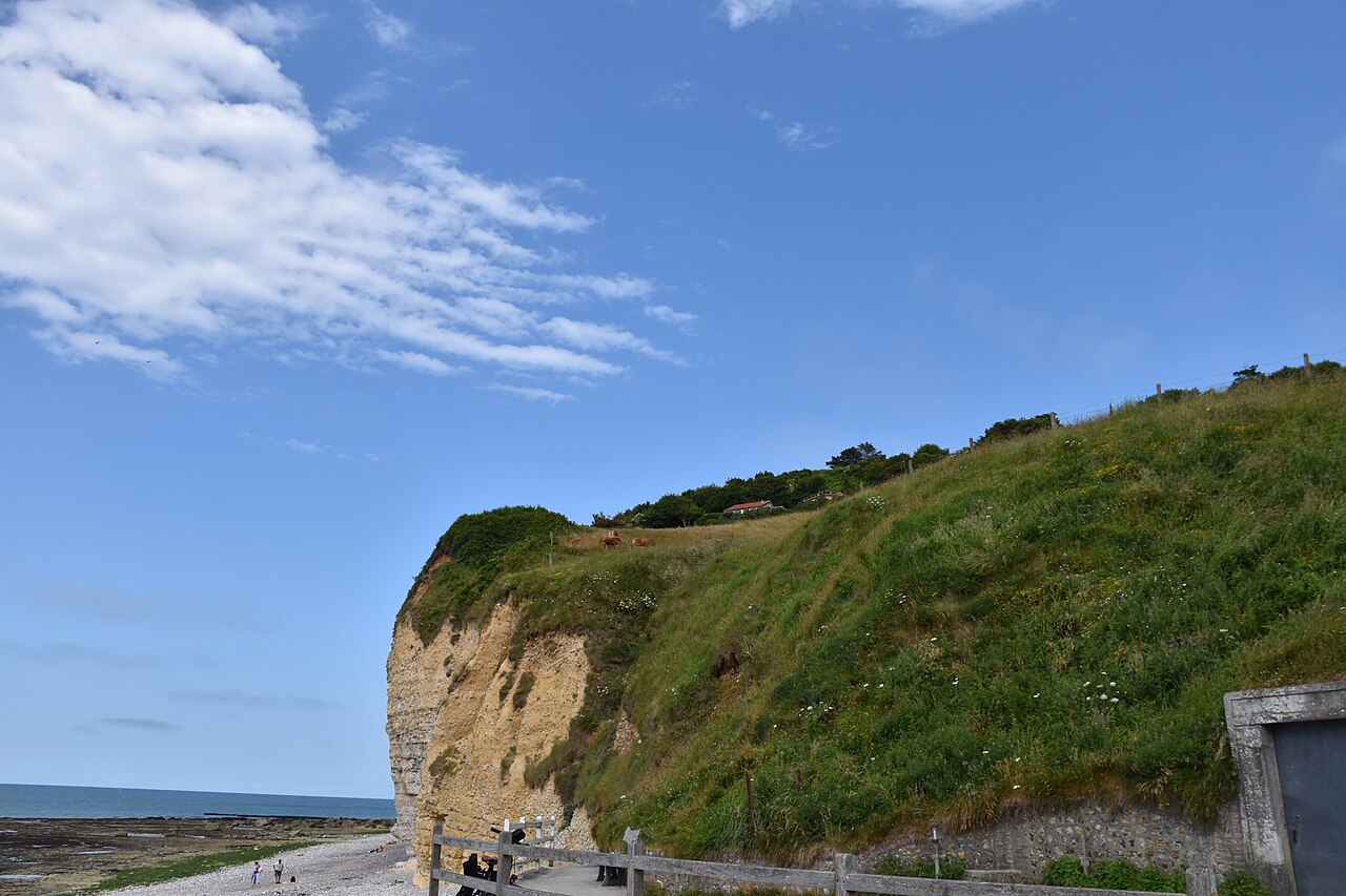 La plage de Vaucottes à Vattetot-sur-Mer.