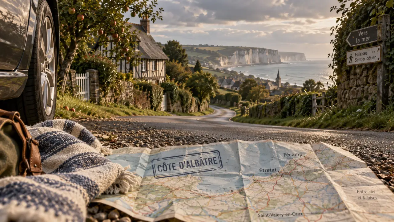 Que peut on visiter en normandie : route près des falaises d’Albâtre