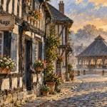 Quel village visiter en Normandie : maisons à colombages de Beuvron-en-Auge