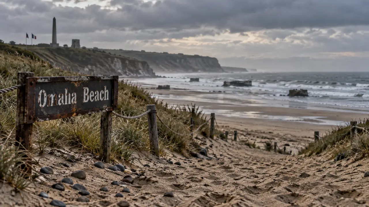 Quelle plage du débarquement visiter en normandie : Omaha Beach