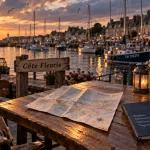 Quelles sont les villes à visiter en Normandie ? Vue terrasse sur le port Côte Fleurie