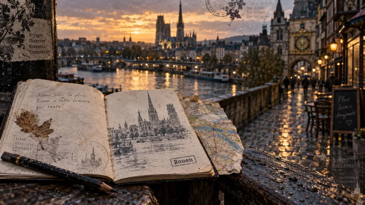 Quelles villes visiter en Normandie : Rouen, cathédrale et Seine